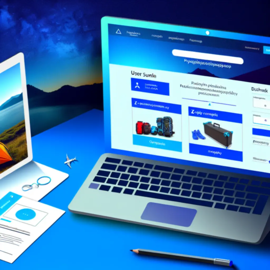 Nowoczesny panel użytkownika konta TravelGearX
