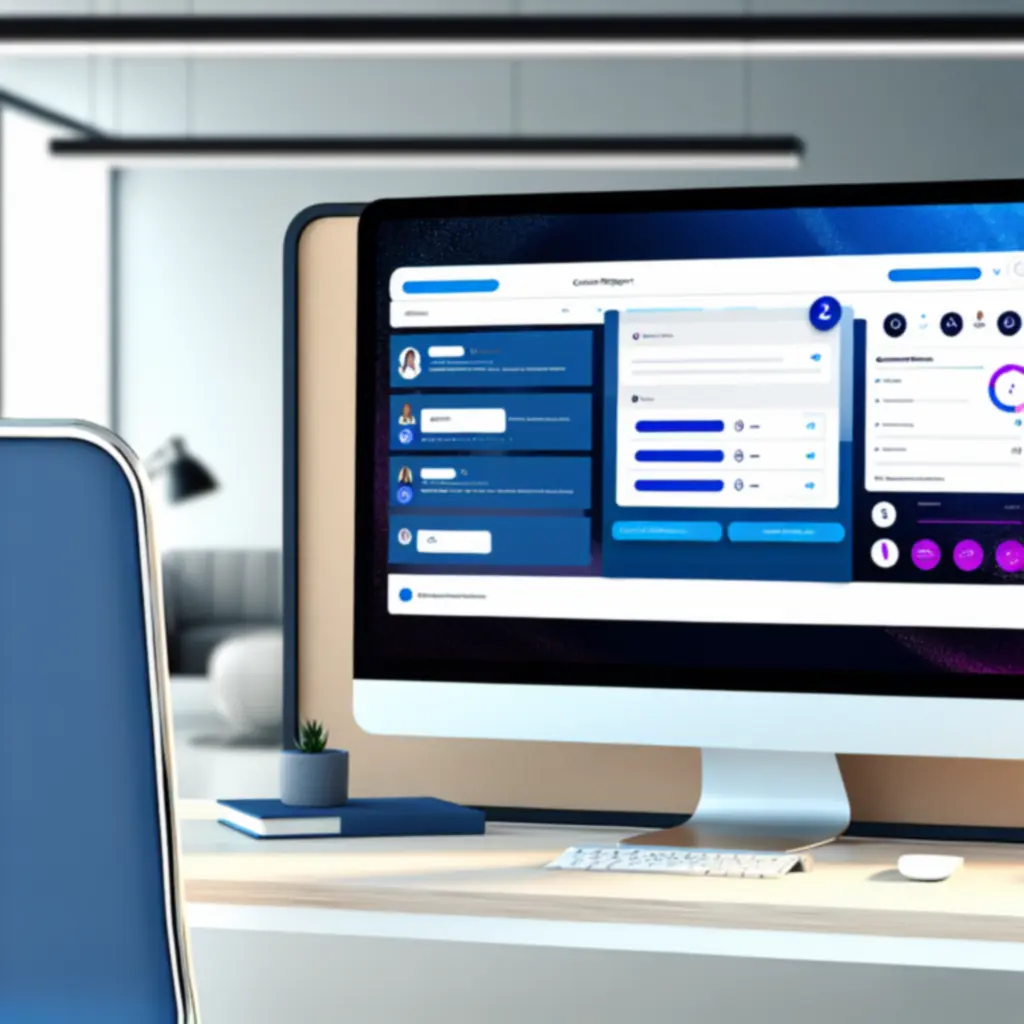 Nowoczesny panel wsparcia klienta z czasem oczekiwania